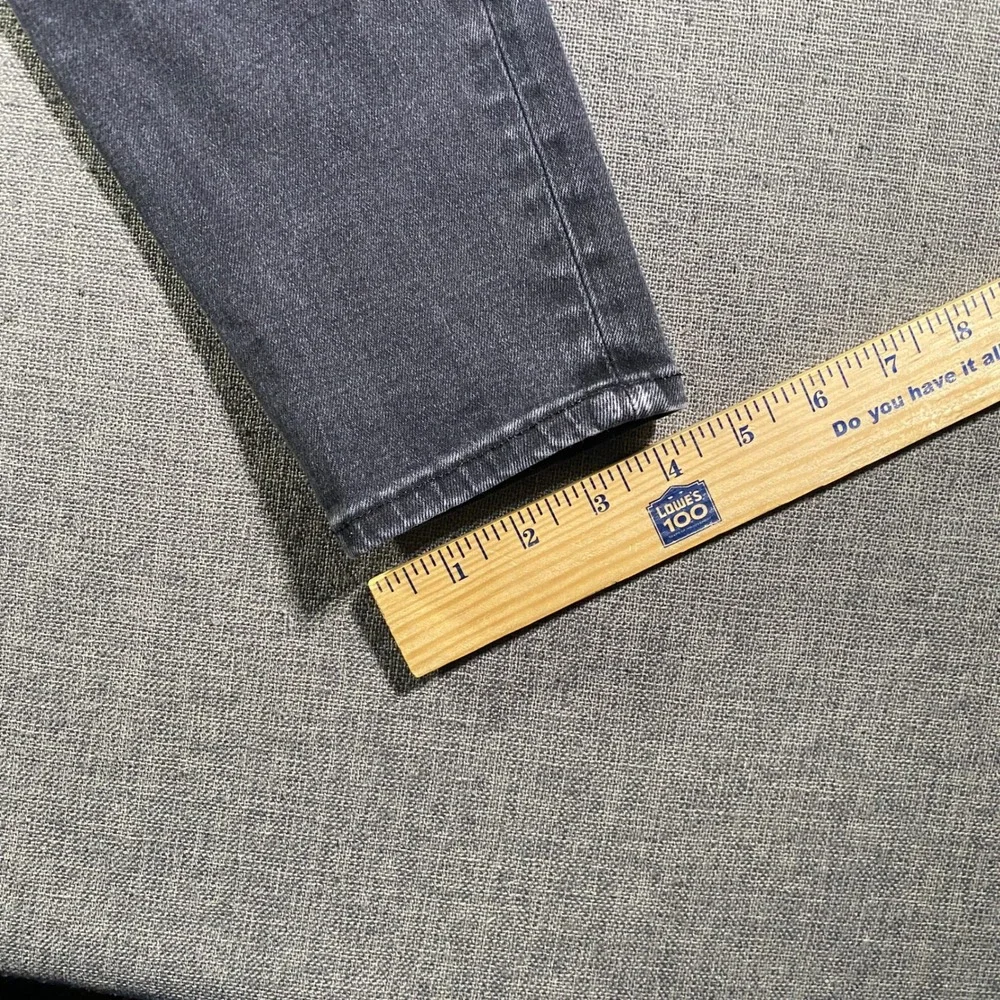 J. Crew Toothpick Jeans Women's Size 29 Black Wash Denim Slim‎ Fit